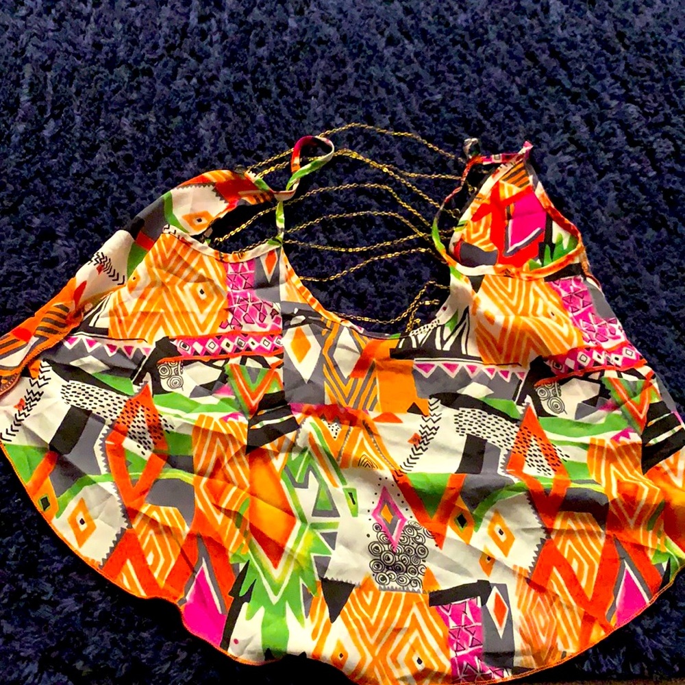 Colorful crop top